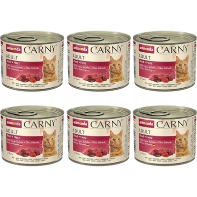 Animonda Carny Adult hovädzie a srdiečka 200 g