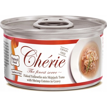 Cherie s tuniakom a krevetami v omáčke 80 g
