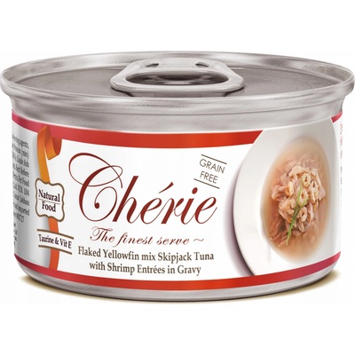 Cherie s tuniakom a krevetami v omáčke 80 g