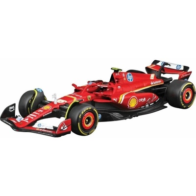 Bburago Ferrari SF-24 2024 NO55 Sainz s jezdcem 1:43