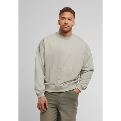 DEF Мъжки Пуловер DEF Trust Issues Pullover belgian block XLUB-DFCN148-20365 - Тъмносив, размер XL