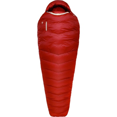 Grüezi bag Пухен спален чувал Grüezi bag Biopod Down Hybrid Ice Alpine 200 Down sleeping bag - Cherry - размер 200 cm (513-1559-0111)