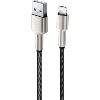 ColorWay CW-CBUL046-BK USB Apple Lightning (head metal), 2,4A, 1m, černý