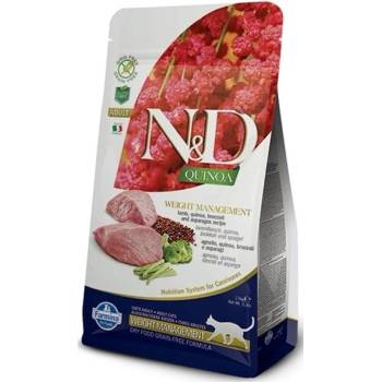 N&D GF Cat Quinoa Weight Management Lamb&Broccoli 1,5 kg