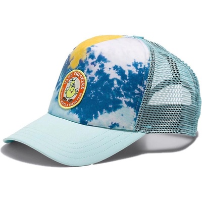 Vans Checkers Curved Bill Trucker blue