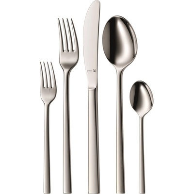 WMF Комплект прибори за хранене sonic, комплект от 66 бр. , сребърен, неръждаема стомана, wmf (wm1212006341)