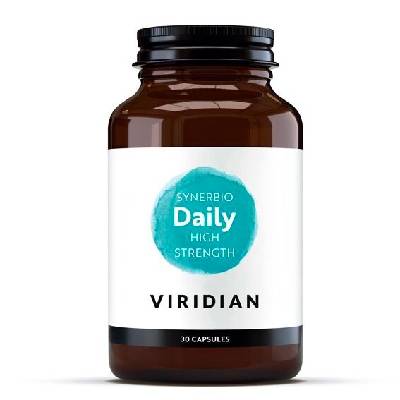 Viridian Synerbio Daily High Strength (Směs probiotik a prebiotik) 30 kapslí