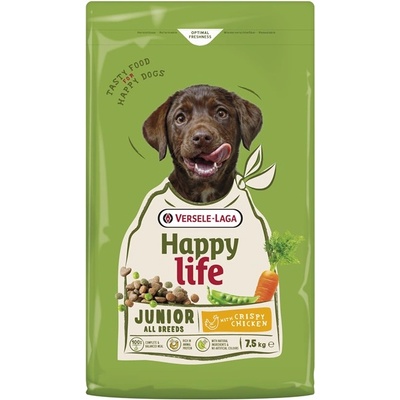 Versele-Laga Happy Life Junior Chicken 7, 5кг - храна за кученца и млади кучета с птиче месо