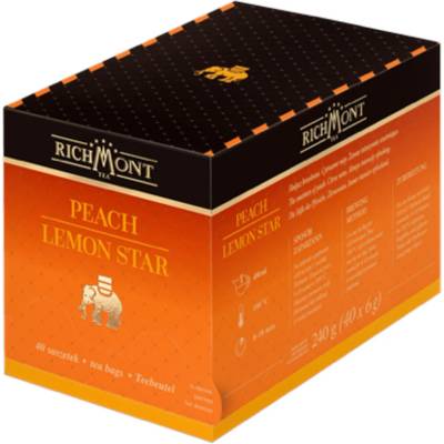 Richmont Peach Lemon Star 40 vrecúšok