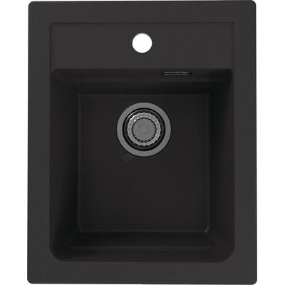 Alveus 1139771 - Кухненска мивка ATROX 50x40 см гранит/черен (AV0004)