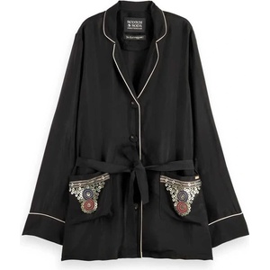 Scotch & Soda Сако Scotch & soda Embroidered Occasion blazer - Black (Evening Black)