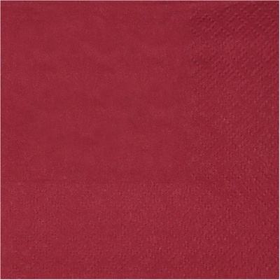 Santex Ubrousky papírové Burgundy 21x20 cm 10 ks
