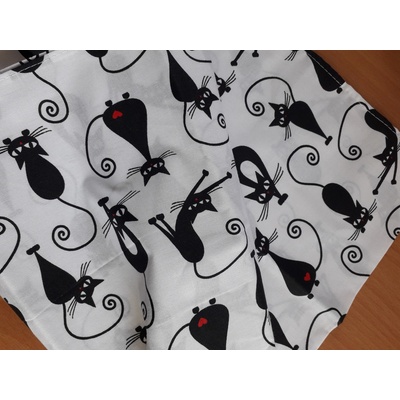 bavlněný šátek kočky