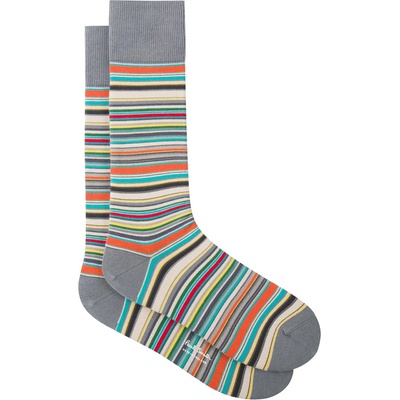 Paul Smith Мъжки чорапи Paul Smith Paul Smith Multi Stripe Socks Mens - Grey