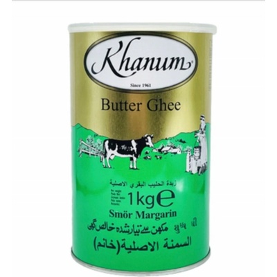Klarované indické maslo na vyprážanie Pure Desi Ghee Khanum 1000 g