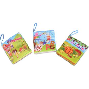 Moni Комплект меки детски книжки Moni - 3 броя, Животни (107994)