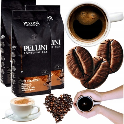 Pellini Espresso Bar Cremoso 1 kg – Zboží Dáma Pellini Espresso Bar Cremoso 1 kg – Zboží Dáma