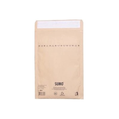 Bublinkové obálky recyklované SUMO 19,5x26,5cm hnedé