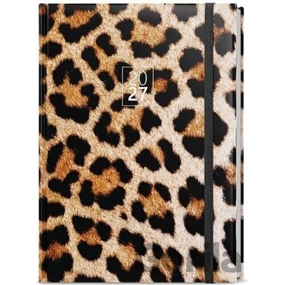 Baloušek Oskar Lamino A5 Týdenní 2027 Leopard