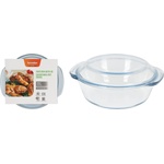 Koopman ТАВА gl1000030 26х23х11см С КАПАК БОРОСИЛИКАТНО СТЪКЛО 2л (gl1000030)