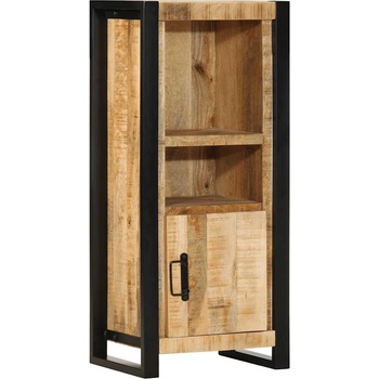 vidaXL Шкаф за баня 40x30x90 cm Масивна дървесина Грубо манго (4013609)