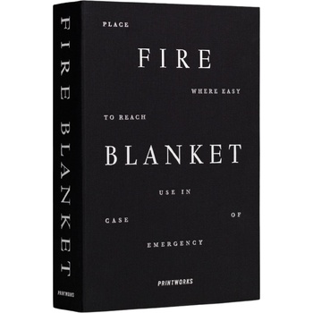 Printworks Противопожарно одеяло Printworks черно (PW00696)