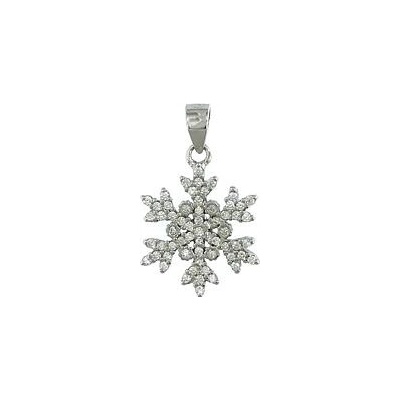Infinitysilver Stříbrný přívěsek vločka se zirkony SP250981