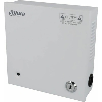 Dahua Захранване Dahua PFM341-9CH, импулсно, за видеокамери, за стенен монтаж, 9x 12VDC/5A изходи (PFM341-9CH)