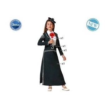 BigBuy Carnival Маскировъчен костюм за деца Мариачи момиче Размер 10-12 години