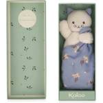 Kaloo Carre Douceur Плюшена играчка с платнено одеялце Котенце лилаво (K226004)