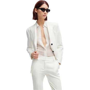 HUGO Сако HUGO Asmalla blazer - White (Natural)