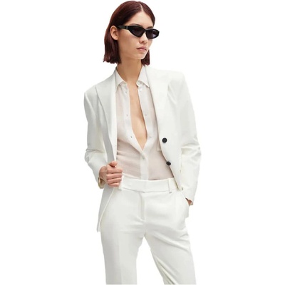 HUGO Сако HUGO Asmalla blazer - White (Natural)