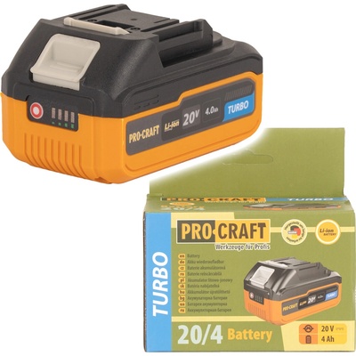 Procraft 20/4; 20V Li-ion; 4 Ah