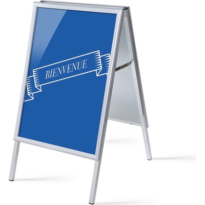 Jansen Display Set reklamního áčka A1, Přivítání, modrý, francouzština, 639 x 1094 mm