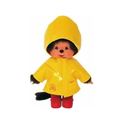 Bandai Плюш Bandai Monchhichi Iconic Raincoat 20 cm Жълт