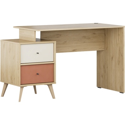 TopMebel Меламинов бюро Terra в цвят флорида дъб 129x55x75см