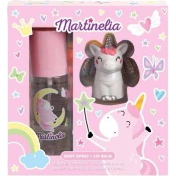 Aquarius Cosmetic КОМПЛЕКТ MARTINELIA Unicorn Dreams Cosmetic Set Body Spray & Lip Balm Комплект детски