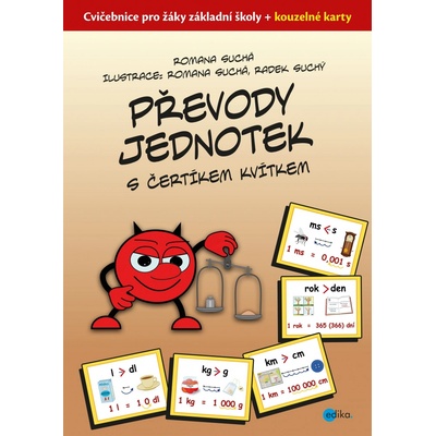 Převody jednotek s čertíkem Kvítkem - Romana Suchá, Brožovaná vazba Paperback