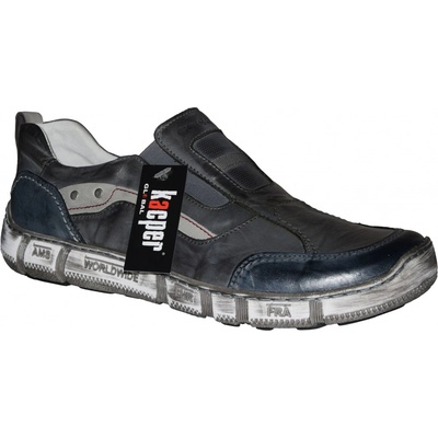 Kacper pánské mokasíny 1-6868 šedé – Sleviste.cz