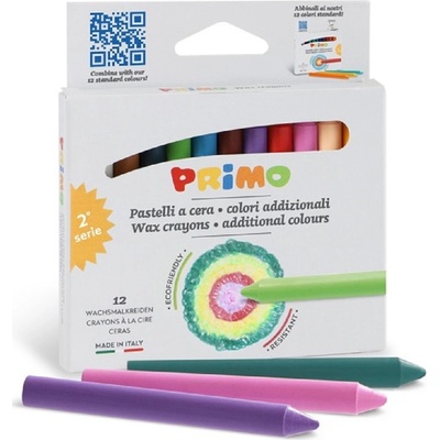 Primo Pastel Voskové pastelky 12 ks