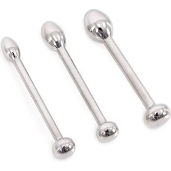 Image 1 of Kiotos Steel Urethral Trainer Kit 3 Solid Tear Penisplugs