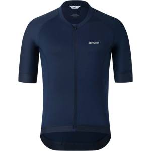 straede Фланелка с къс ръкав за колоездене straede Aerlig Pro Jersey Cycling jersey - Midnight Blue (056-4257-0213)