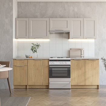 Halmar WENDY 240 - кухня дъб Кремона и кашмир (WENDY 240/kitchen/1)