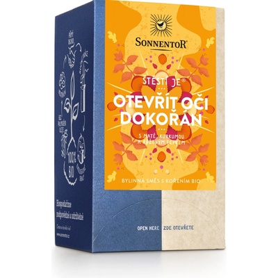 Sonnentor Bio Štěstí otevřít oči dokořán 18 x 1,7 g