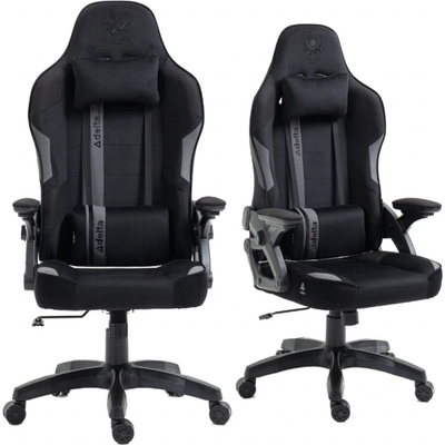 Kraken Chairs Jupiter černá a šedá