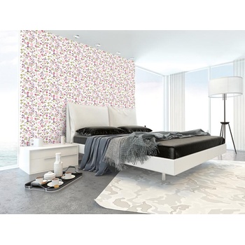 DIMEX ART Луксозна флизелинова тапета розови малки цветя