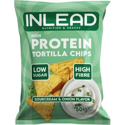 Inlead Nutrition Protein Tortilla Chips sůl a pepř 50 g