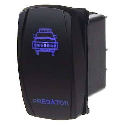 Rocker2 spínač PREDÁTOR 12/24V, 47131