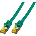 EFB Elektronik RJ45 пач корда кат. 6a с кат. 7 едножилен кабел, S-FTP, зелена, EFB (0.50 м) (MK7001.0,5GR)