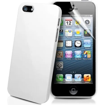 Image 1 of Apple iPhone 5 Твърд Капак Бял + Протектор